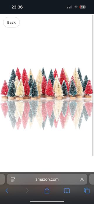 Mini choinka do dekoracji świątecznej, 30 sztuki, 4 rozmiary