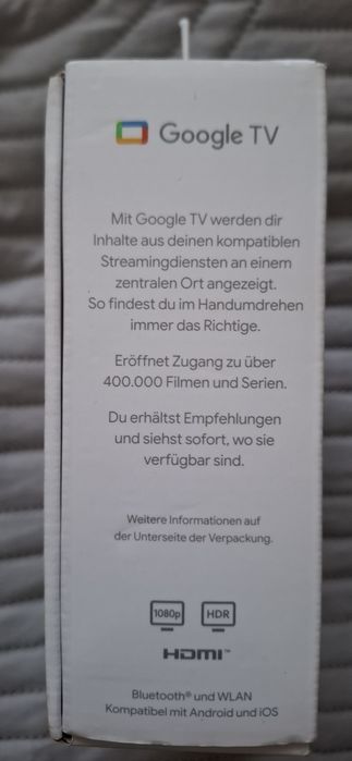 Chromecast Google tv 4.0 HD