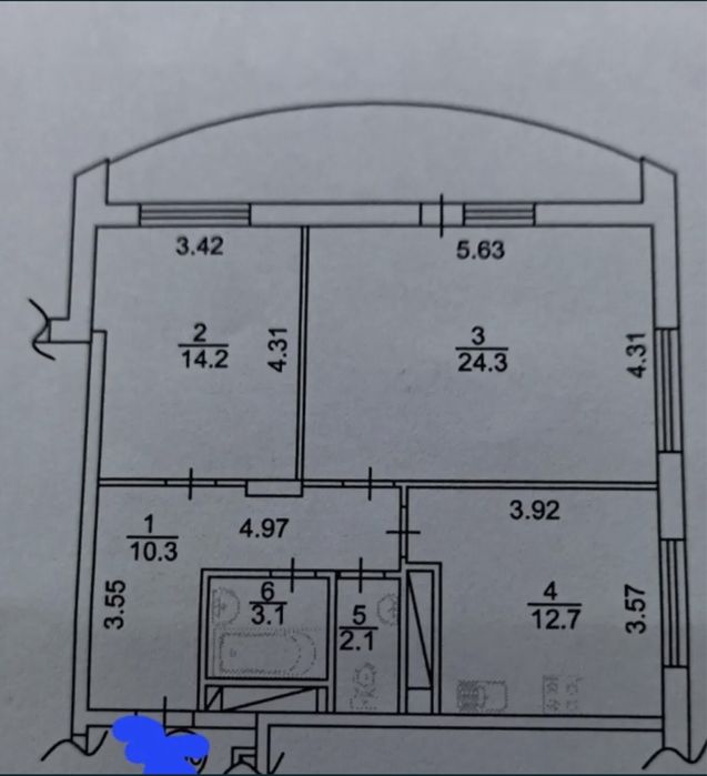 Продам 2 кімнатну квартиру ЖК Парковий
