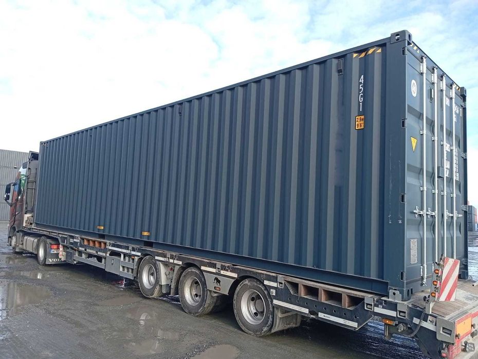 Kontener morski, magazynowy 40 ft HC używany 2021/22 + transport