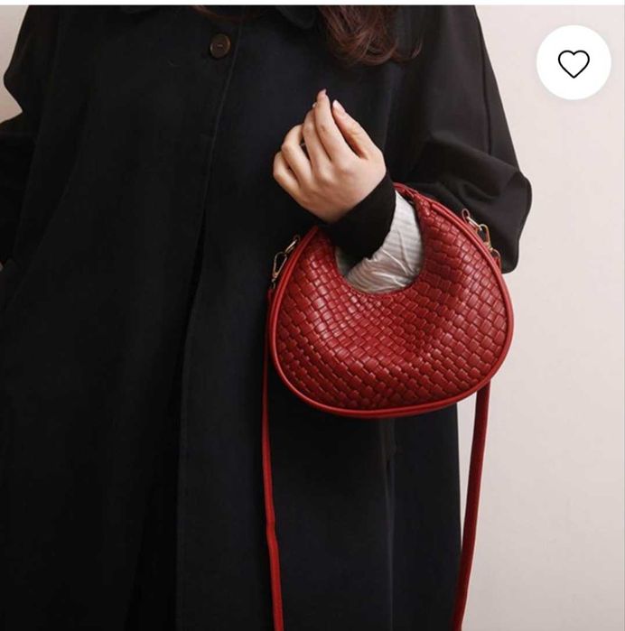 Нова жіноча сумочка. Бордово-червона