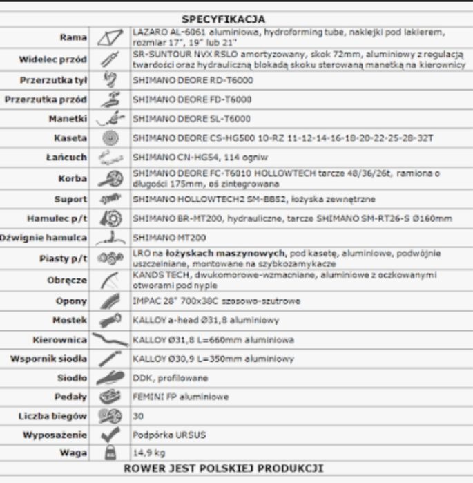 Rower Lazaro v4 quantum