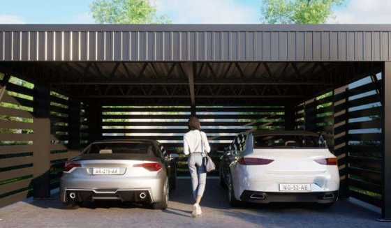 Carport S1 / Wiata / Pergola - w technologii LGS do samodzielnego montażu – 36 m²