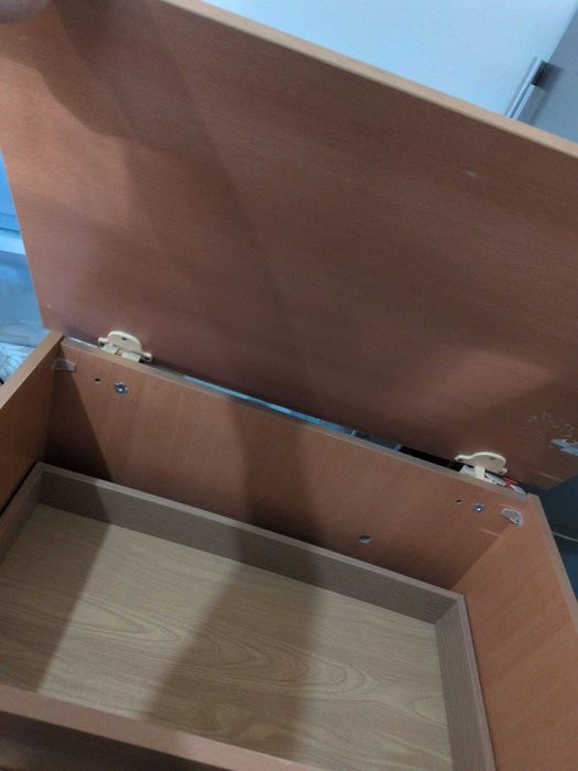 Cómoda Fraldário Bebé com Rodas e Travão – 4 Gavetas