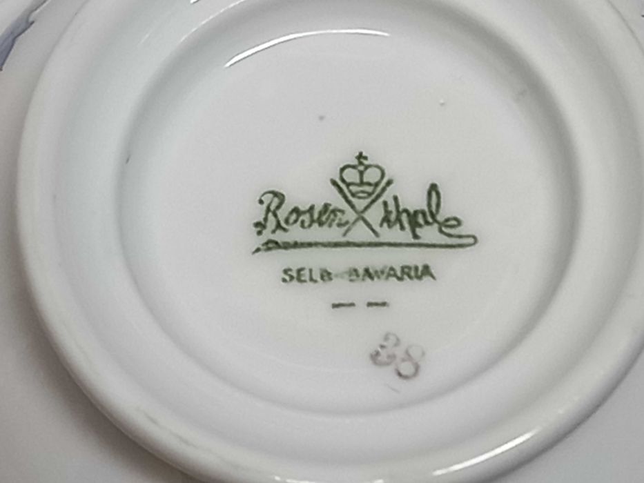 Herbaciana filiżanka, Rosenthal art-deco