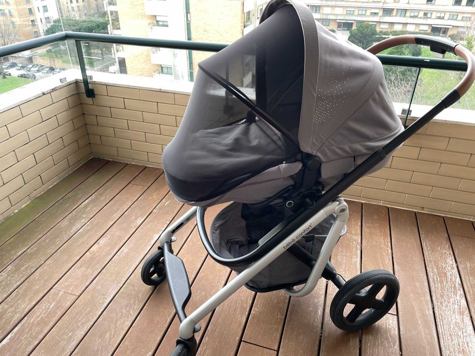 Carrinho Lila + Ovo Rock + Cadeira Pearl Pro + Base Isofix BebeConfort