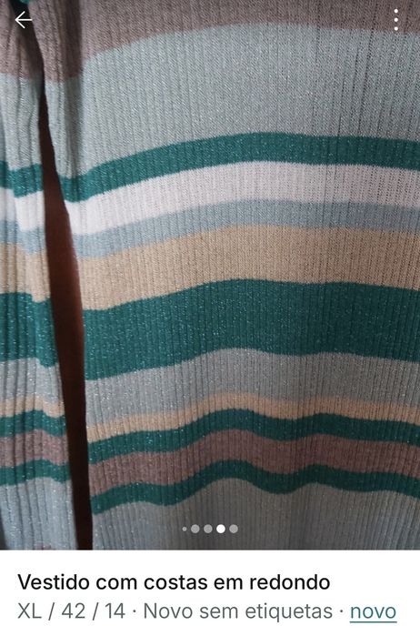 Vestido comprido com costas abertas em redondo