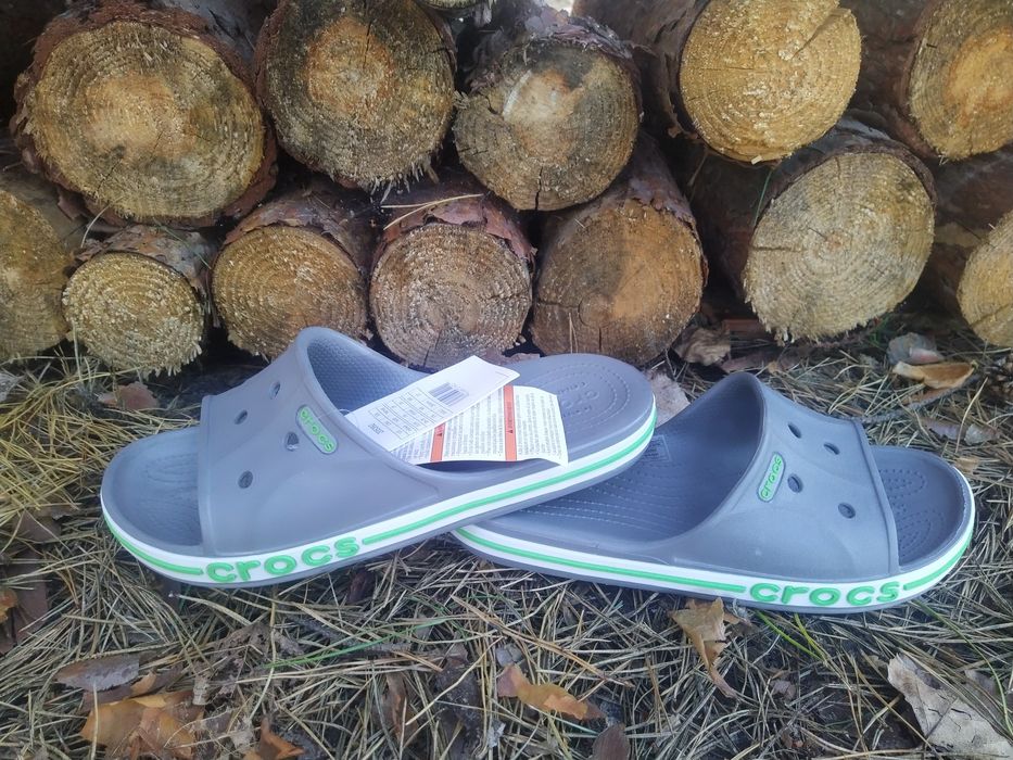 Crocs Crocband Light GreyNavy кроксы шлепанцы мужские кроксы 36-42
