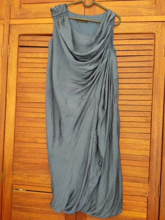 Vestido azul allsaints spitalfields T10
