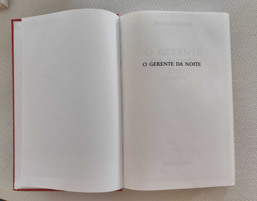 Livro: O Gerente da Noite – John le Carré