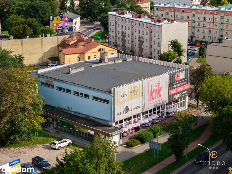 Gotowa inwestycja komercyjna w centrum Człuchowa – 633 m² potencjału
