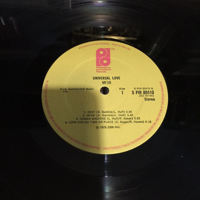 Vinil: MFSB - universal Love - 1975 USA