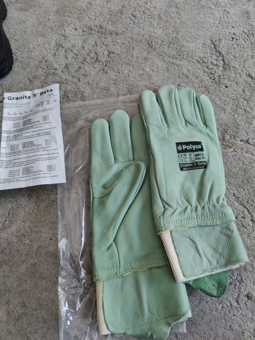 Rękawice skórzane robocze spawalnicze polyco