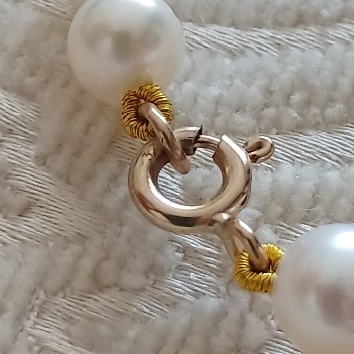 Pulseira de pérolas e ouro 9k - Ateliers Saint Germain