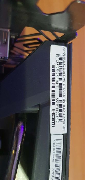 Sapphire Pulse Radeon RX5700 XT BE 8gb GDDR OC