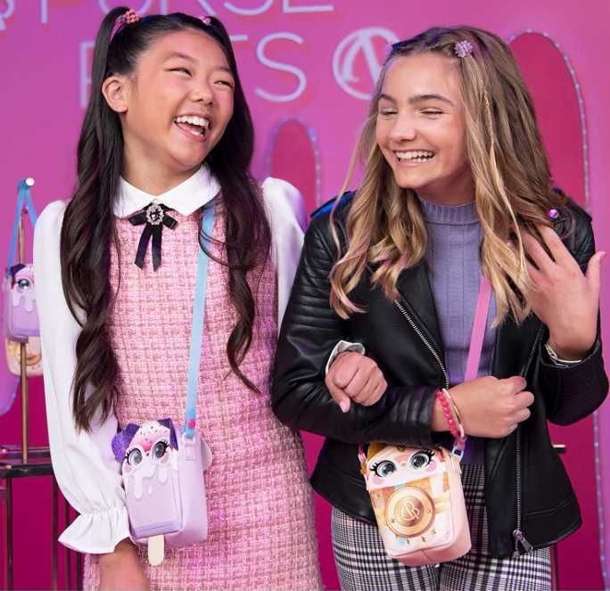 Интерактивная сумочка Purse Pets кошелек Адвент-календарь браслеты США