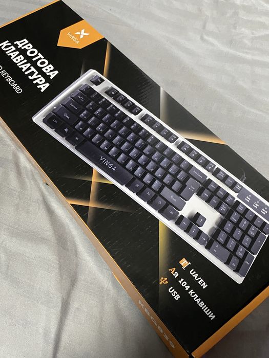 Клавіатура дротова Vinga KBG839 USB