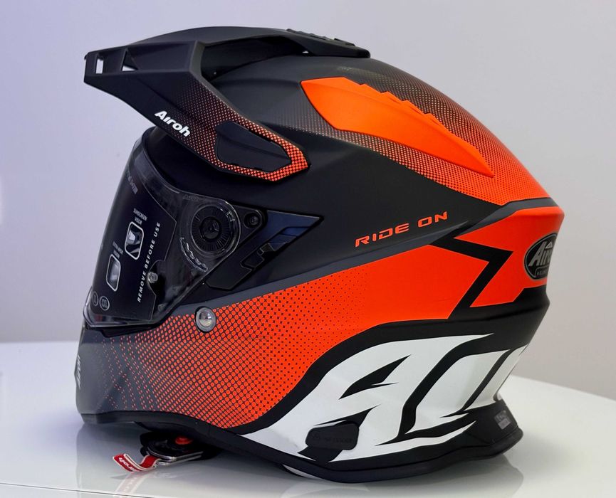 Capacete NOVO Airoh Commander Orange Matt (45% Desconto) Tamanho L