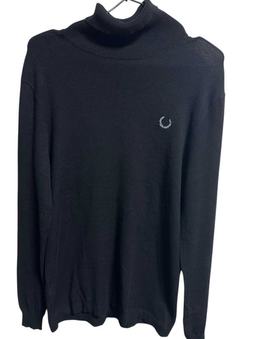 VERY RARE Raf Simons x Fred Perry turtle neck sweater раф симонс фред перри свитер