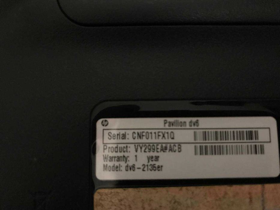 Ноутбук HP Pavilion dv6 2135. Работает идеально. Подарок мышка и сумка