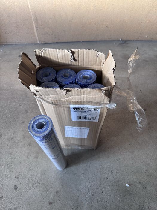 6 rolos, 120 metros de pelicula autocolante