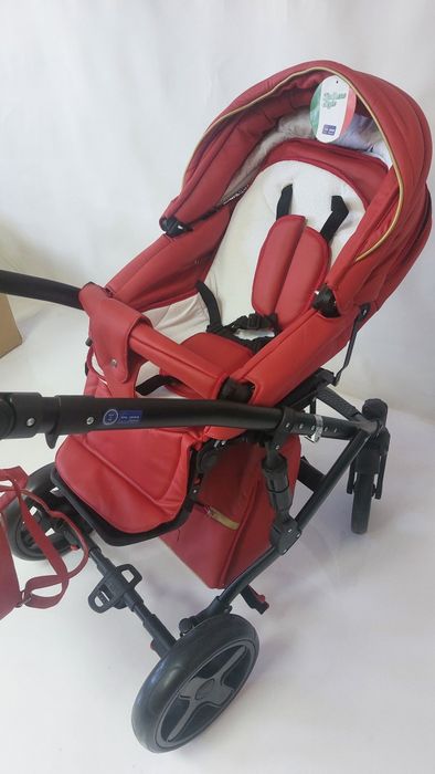 Коляска 2 в 1  в экошкірі