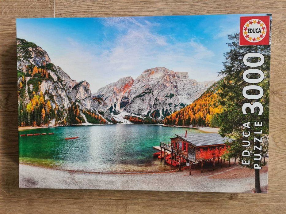 puzzle Educa 3000 Braies Lake at Autumn (19281)