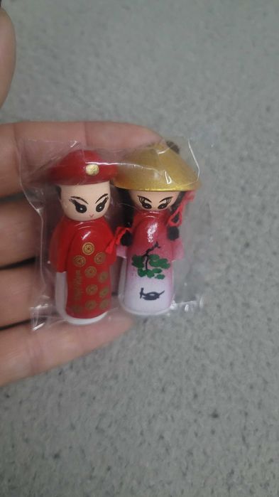 Nowy magnes z Wietnamu, stoje tradycyjne, para wietnamska