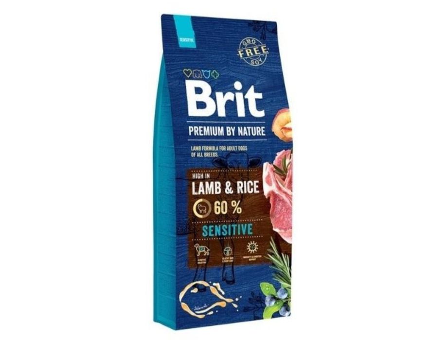Brit Premium Dog Sensitive Lamb с ягненком 15 кг.