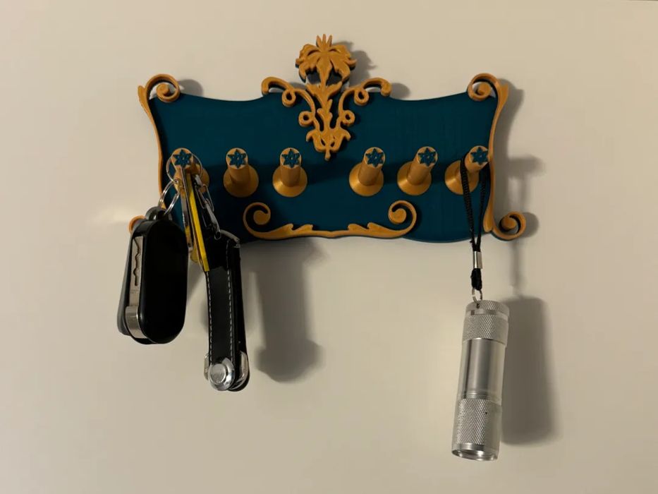 Porta-chaves com Tema Vintage / Regency