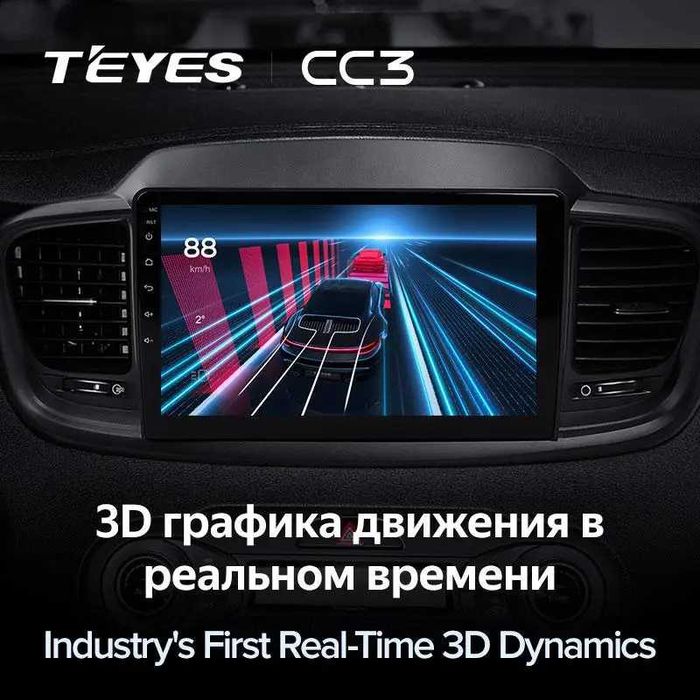 Штатная магнитола Teyes CC3 360° для Kia Sorento 2014-2017 6GB+128GB