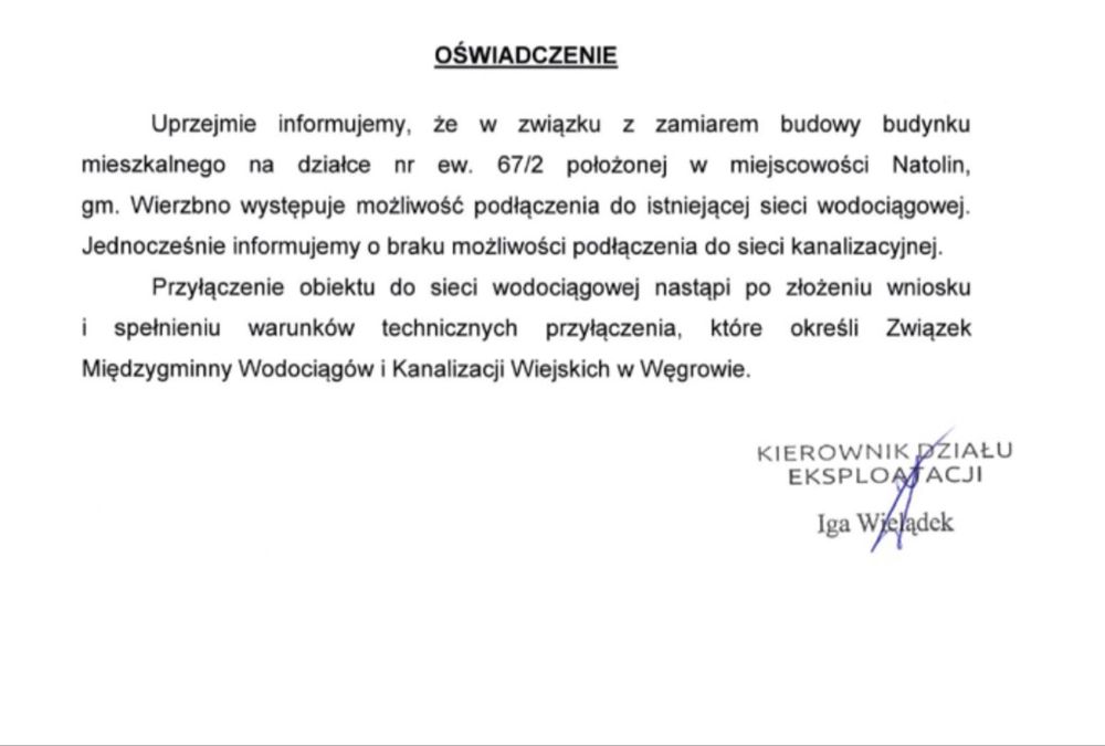 Działka 3000 m² Natolin | WZ w toku | las 1334 m² | prąd 15 kW - Więcej