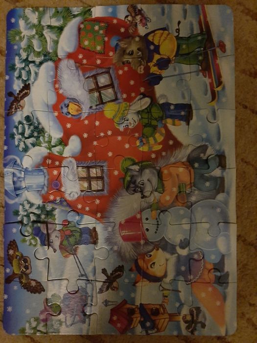 Пазлы Рукавичка сказки