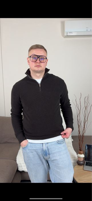 Мужская кофта полузамок H&M