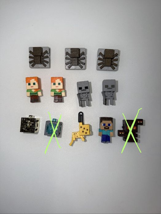 Фігурки Kinder joy minecraft киндер майнкрафт