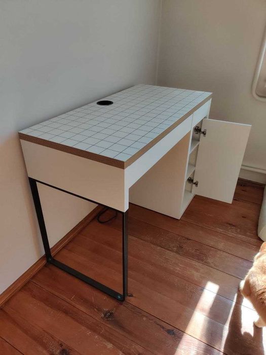 Стіл письмовий IKEA MICKE білий / антрацид