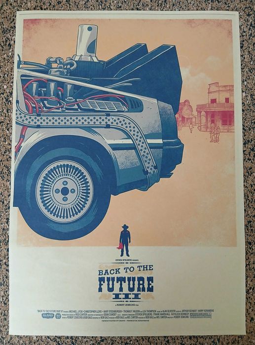 3 Posters - Back To The Future (papel kraft, Painel grande formato)