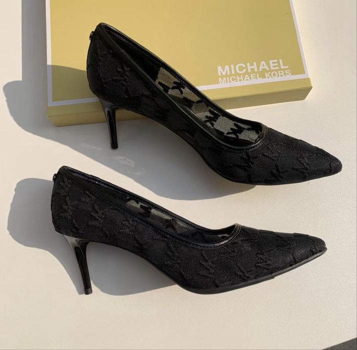 Жіночі туфлі Michael Kors, чорні, каблук 6,5 см
