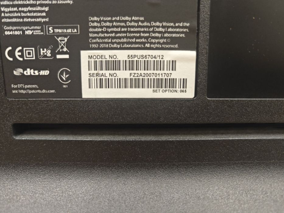 Telewizor LED 55 cali Philips Smart AMBILIGHT 4K