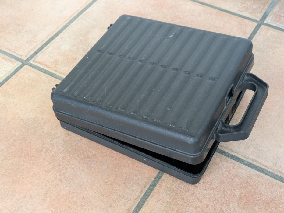 Caixa arrumação cassetes musica k7