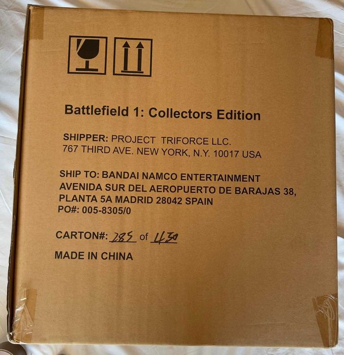 Battlefield 1 Collector's Edition SONY PLAYSTATION MICROSOFT XBOX novo selado