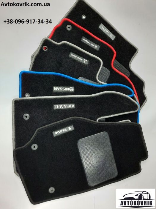 коврики *KIA*Sportage/Sorento/Ceed/Carens/ Ворс резиновые Гума