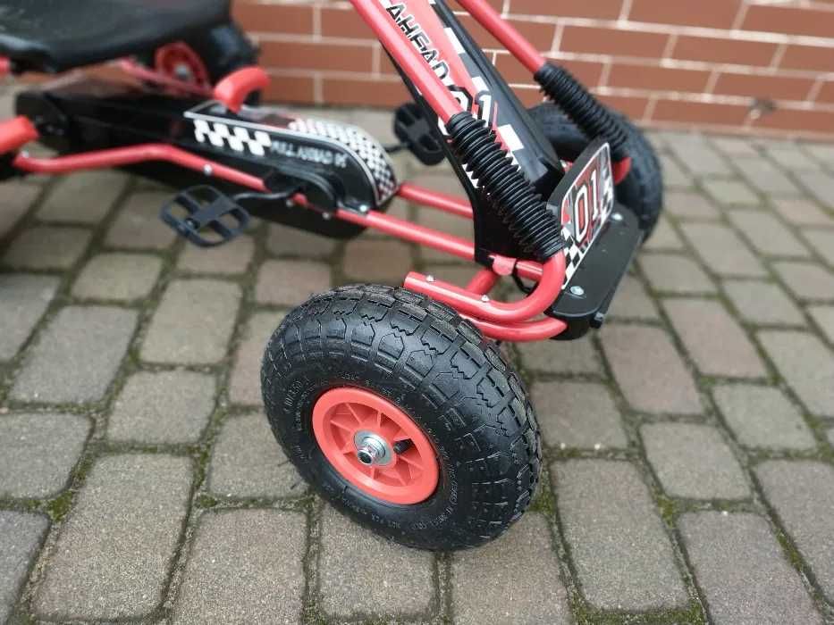 Gokart dla Dziecka Na pedały  Pompowane Koła - Mocna Rama -  NOWE