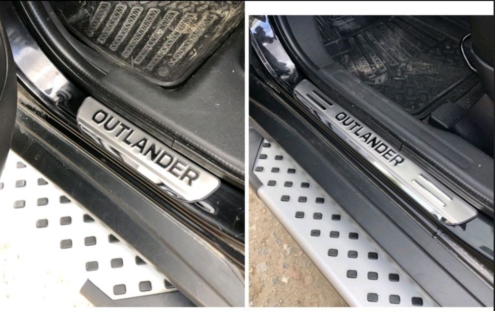 Накладки на пороги Mitsubishi Outlander 3, Mitsubishi Outlander 4