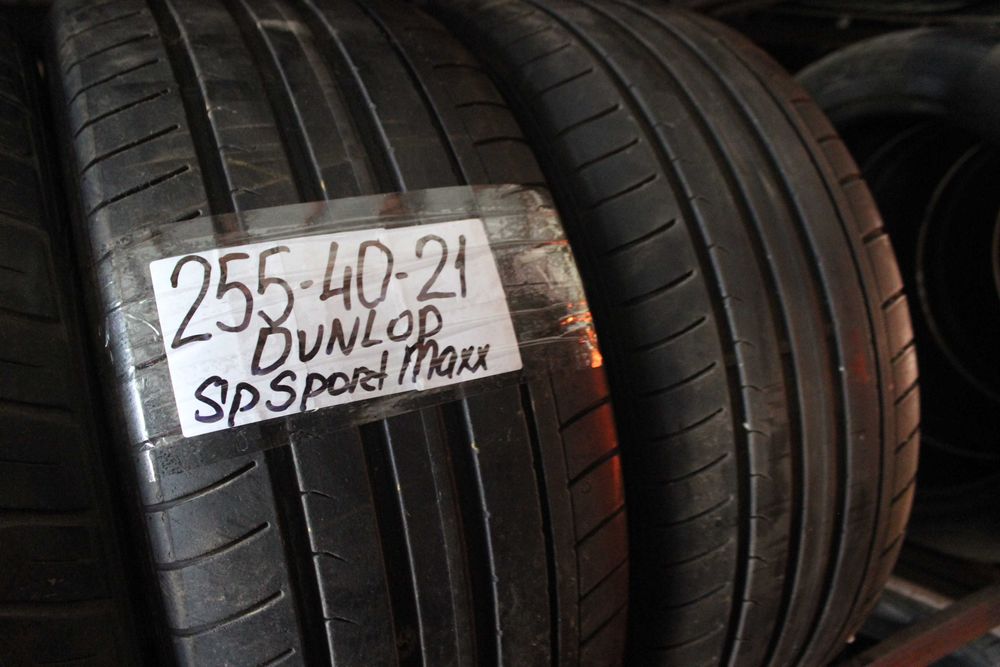 255-40-R21 DUNLOP SP SPORT MAXX 2 штуки пара летней резины GERMANY