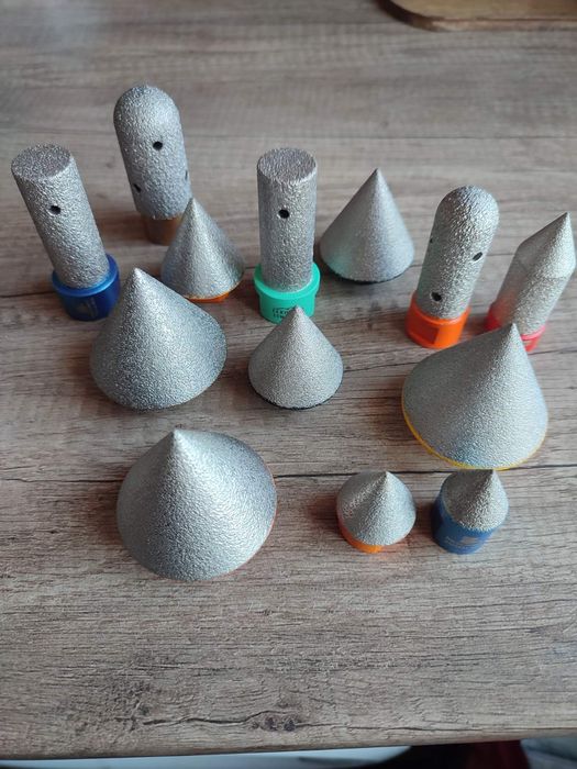 Фрези алмазні конусні, для плитки!