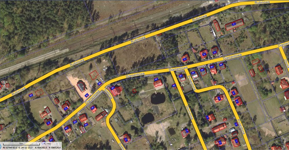 Działka budowlana w Naterkach z Warunkami (WZ) i Pozwoleniem na budowę