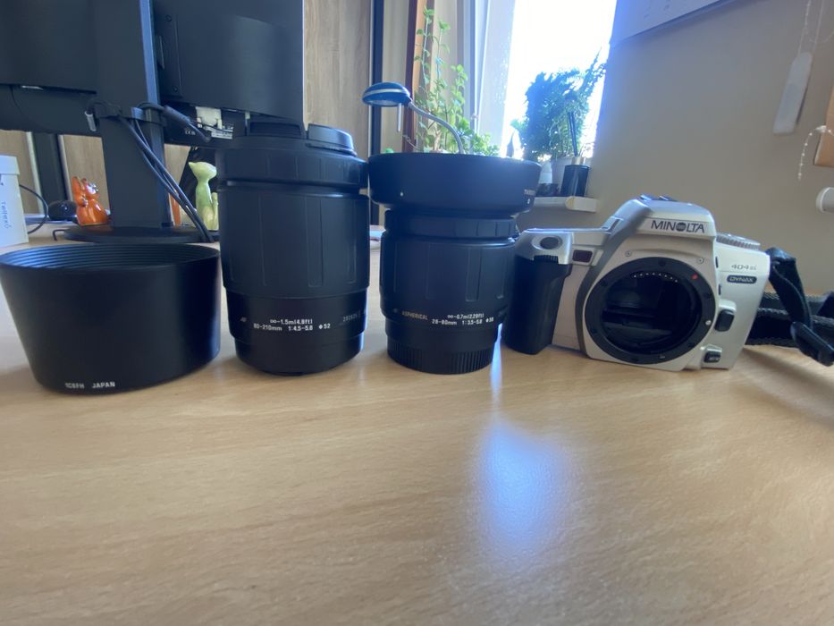 Aparat fotograficzny Minolta analog