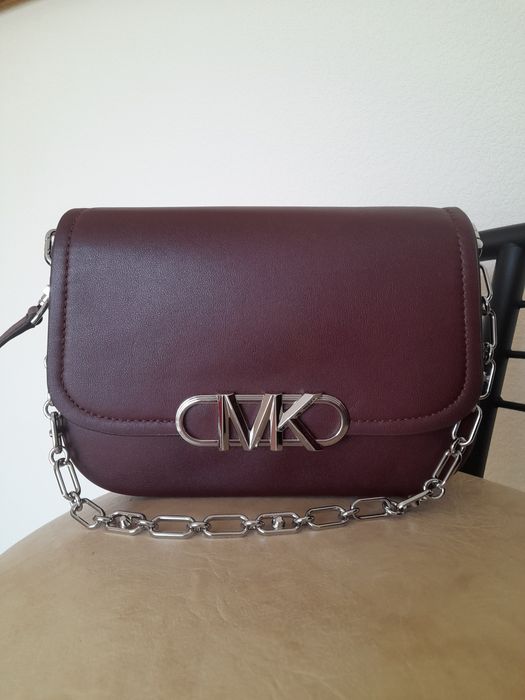 Кроссбоди от Michael kors (parker)из нат.кожи, бордо, новая