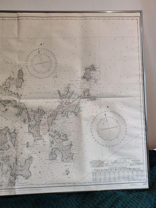 Oryginalna mapa Admiralty Orkney Islands 1970 – Urząd Morski Szczecin